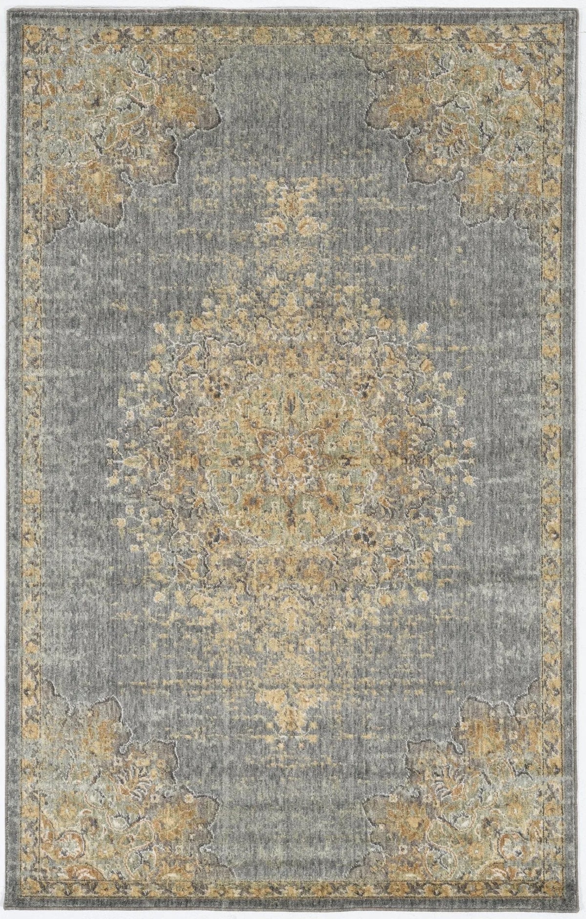 Ria 6825 Elegance Slate Grey Rug - Rug & Home