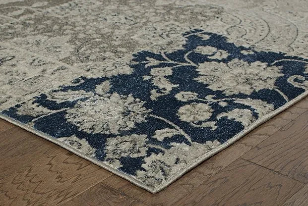 Richmond 1338B Ivory / Grey Rug - Rug & Home