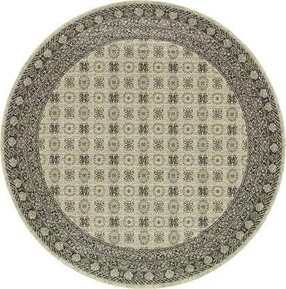 Richmond 4440S Ivory / Grey Rug - Rug & Home