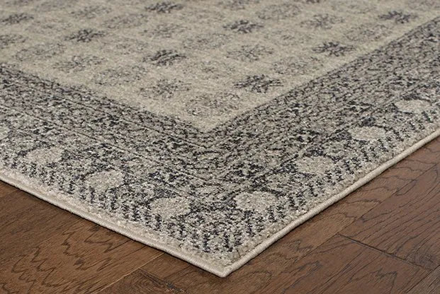 Richmond 4440S Ivory / Grey Rug - Rug & Home