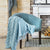 Ridgeline 80220MUB Maui Blue Throw Blanket - Rug & Home