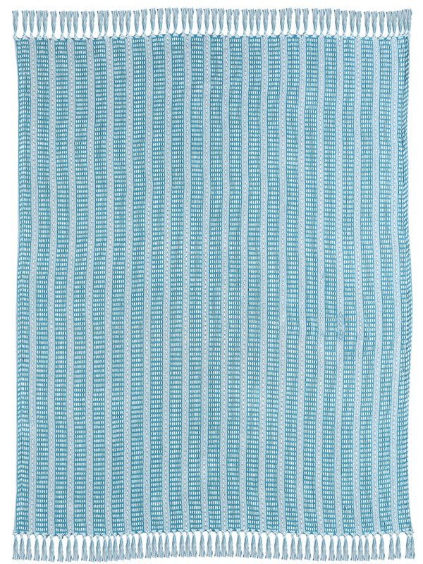 Ridgeline 80220MUB Maui Blue Throw Blanket - Rug & Home