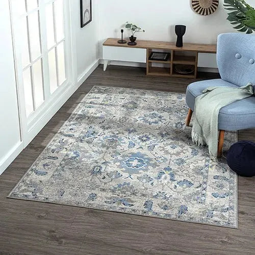 Ridgewood 82132BLE Blue/Beige Rug
