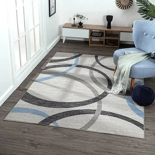 Ridgewood 82134GBU Grey/Blue Rug
