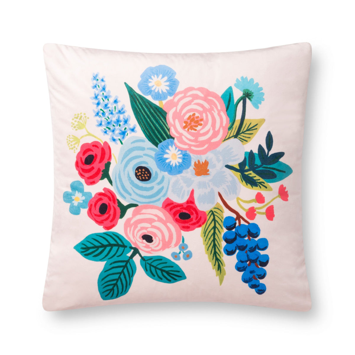 Rifle Paper Co P6038 Blush/Multi Pillow