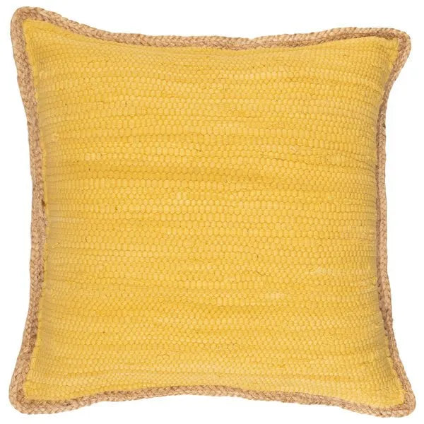 Riley 07284YLW Yellow Pillow - Rug & Home