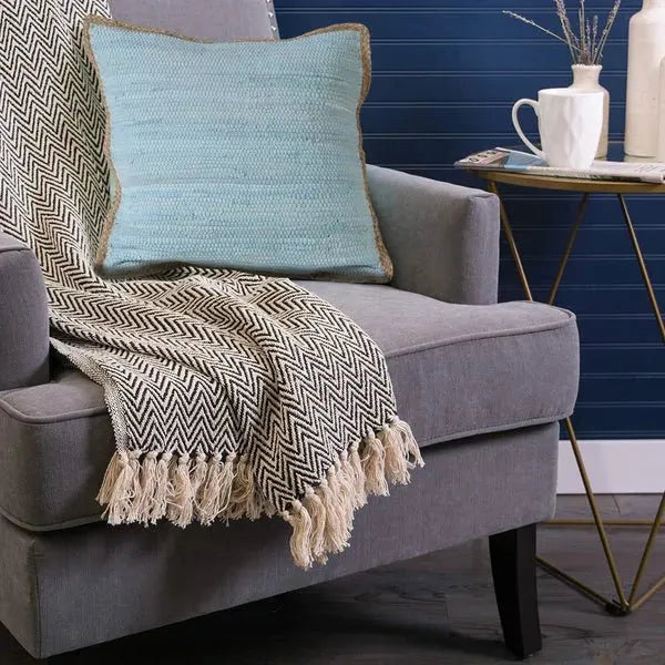 Riley 07827CDB Corydalis Blue Pillow