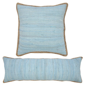 Riley 07827CDB Corydalis Blue Pillow - Rug & Home