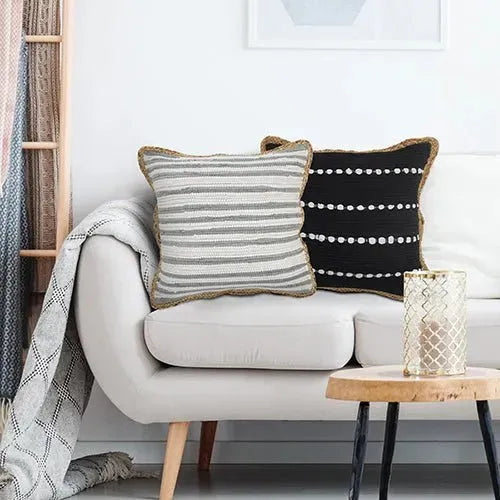 Riley 99444GRY Grey Pillow