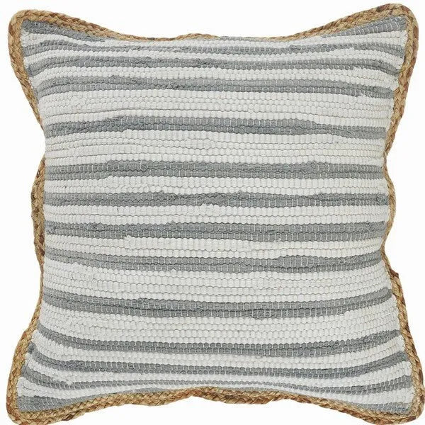 Riley 99444GRY Grey Pillow - Rug & Home