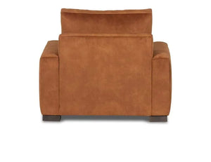 Rivera Arm Chair with Track Arm, Forever Fabric, Curry - Rug & Home