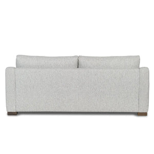 Rivera Small Sofa with English Modern Arm, Point Fabric, Pebble - Rug & Home