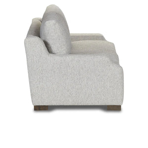 Rivera Small Sofa with English Modern Arm, Point Fabric, Pebble - Rug & Home