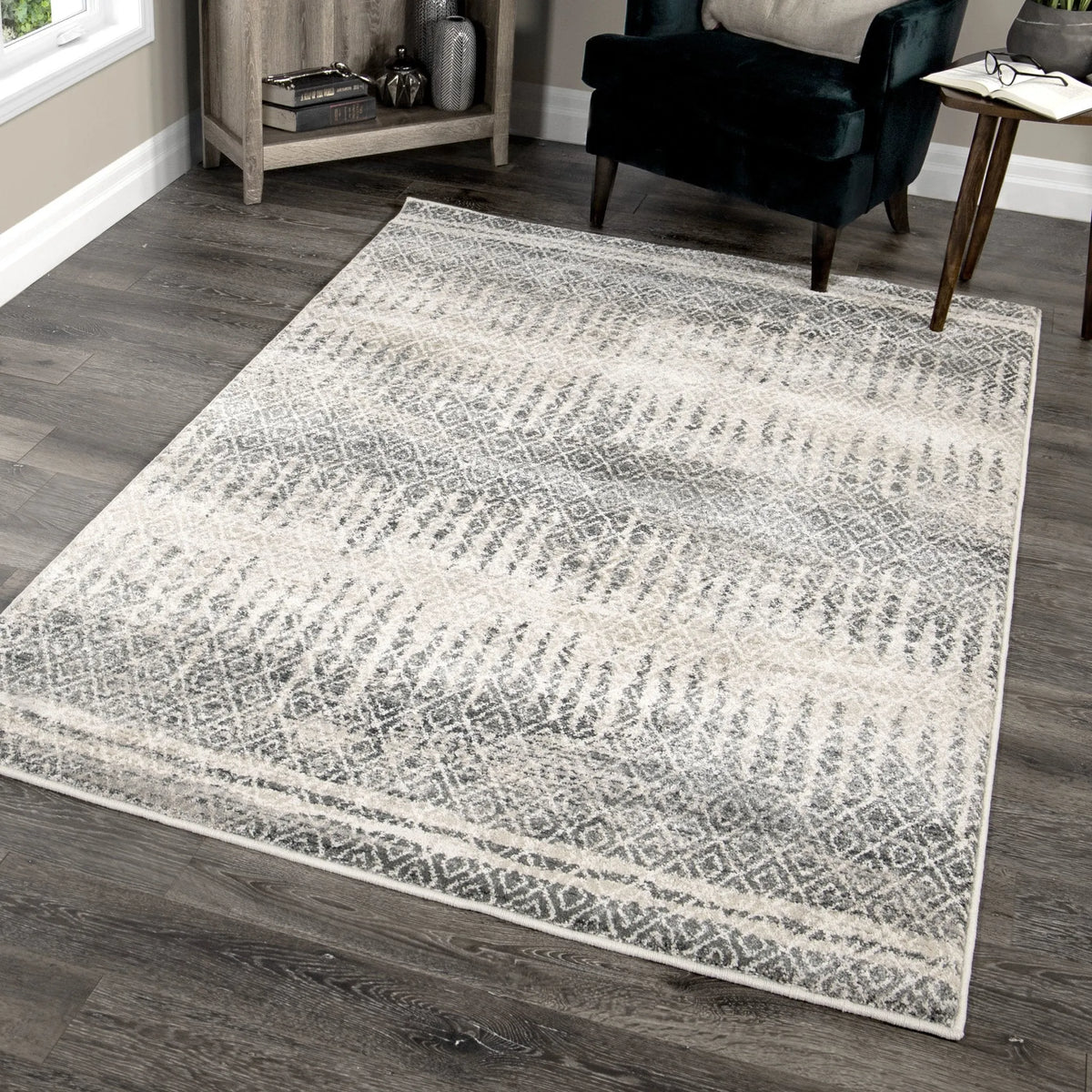 Riverstone 9019 Pinnacle Cloud Grey Rug - Rug & Home