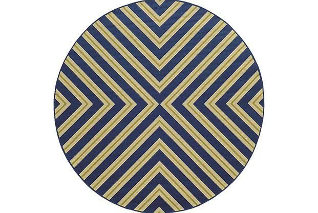 Riviera 4589L Blue/ Ivory Rug - Rug & Home