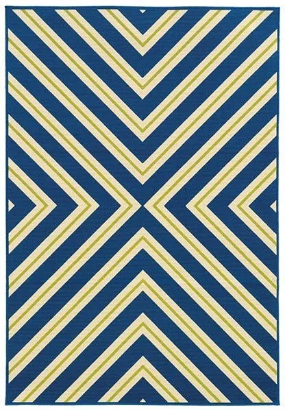 Riviera 4589L Blue/ Ivory Rug - Rug & Home