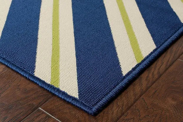 Riviera 4589L Blue/ Ivory Rug - Rug & Home