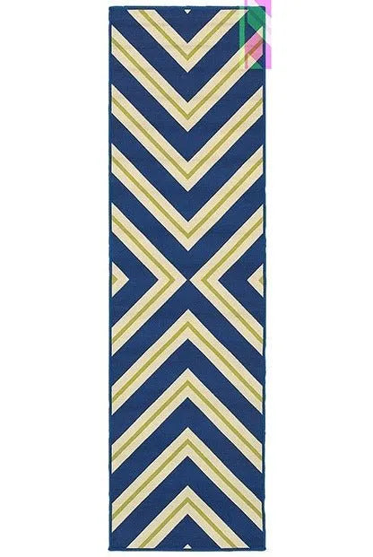 Riviera 4589L Blue/ Ivory Rug - Rug & Home