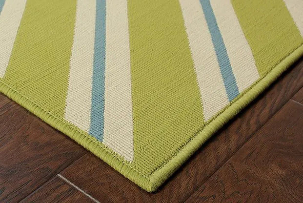 Riviera 4589M Green/ Ivory Rug - Rug & Home