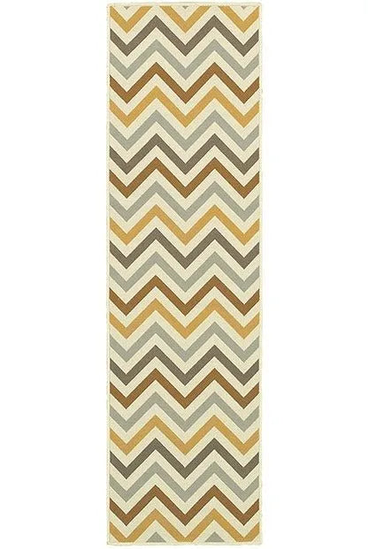 Riviera 4593A Grey/ Gold Rug - Rug & Home