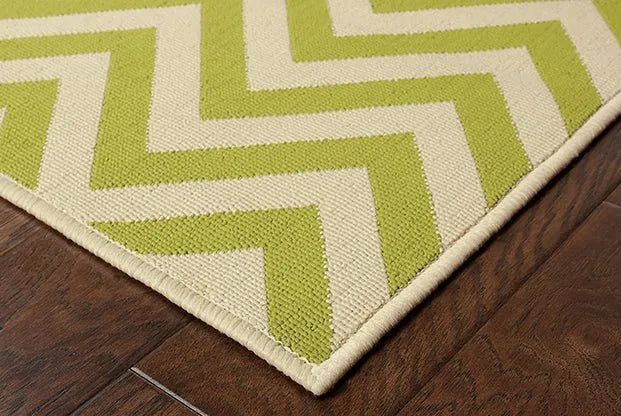 Riviera 4593K Green/ Ivory Rug - Rug & Home