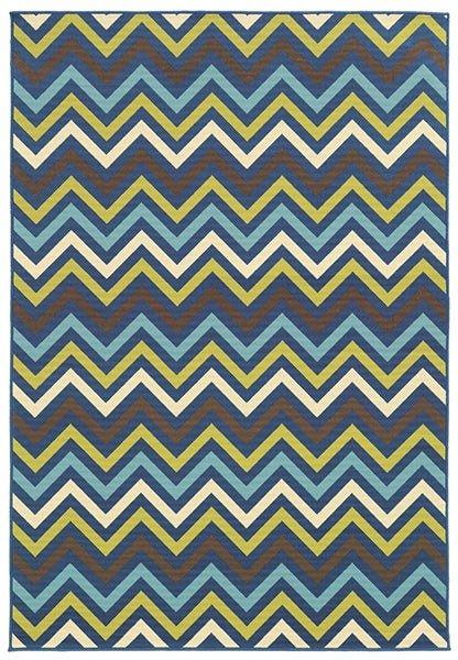 Riviera 4593S Blue/ Green Rug - Rug & Home