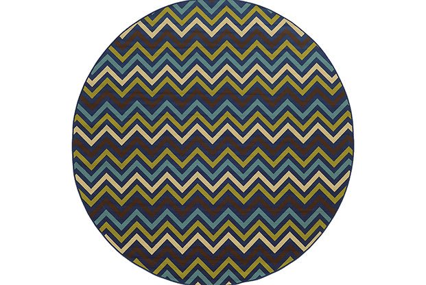 Riviera 4593S Blue/ Green Rug - Rug & Home