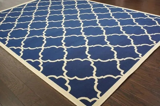 Riviera 4770L Blue/ Ivory Rug