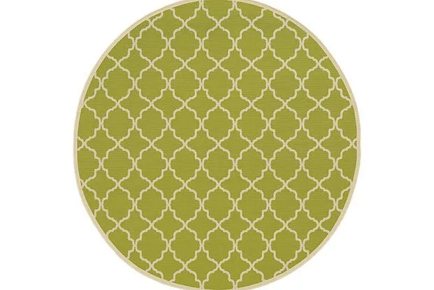 Riviera 4770M Green/ Ivory Rug - Rug & Home