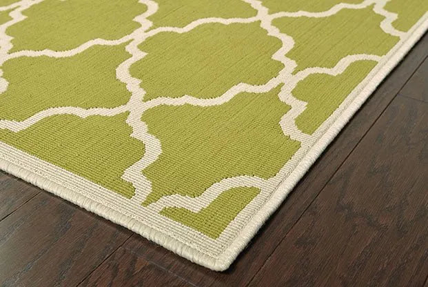 Riviera 4770M Green/ Ivory Rug - Rug & Home