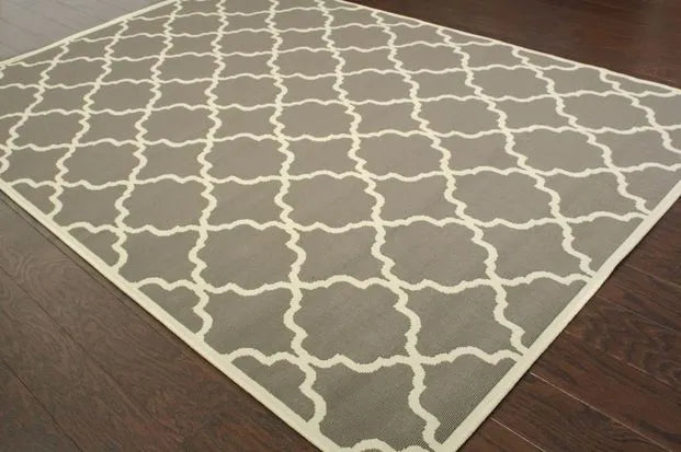 Riviera 4770W Grey/ Ivory Rug - Rug & Home