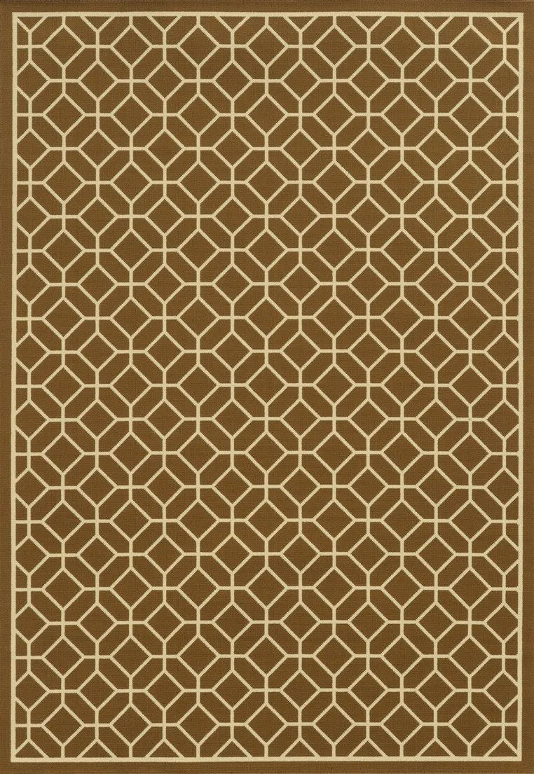 Riviera 4771L Brown/ Ivory Rug - Rug & Home