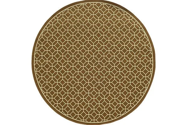 Riviera 4771L Brown/ Ivory Rug - Rug & Home