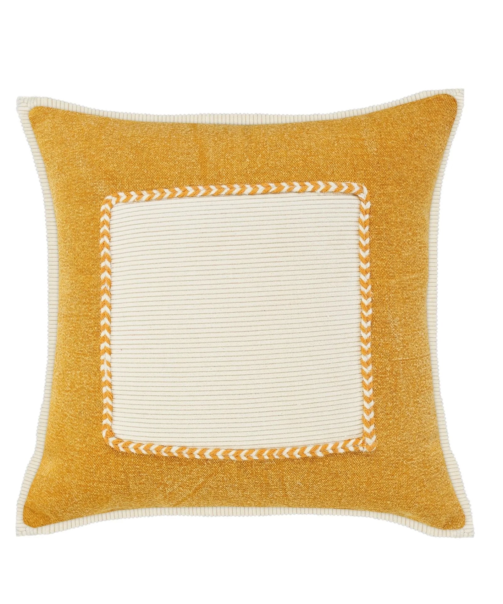 Riviera Lr07701 Golden Glow/Cream Pillow - Rug & Home