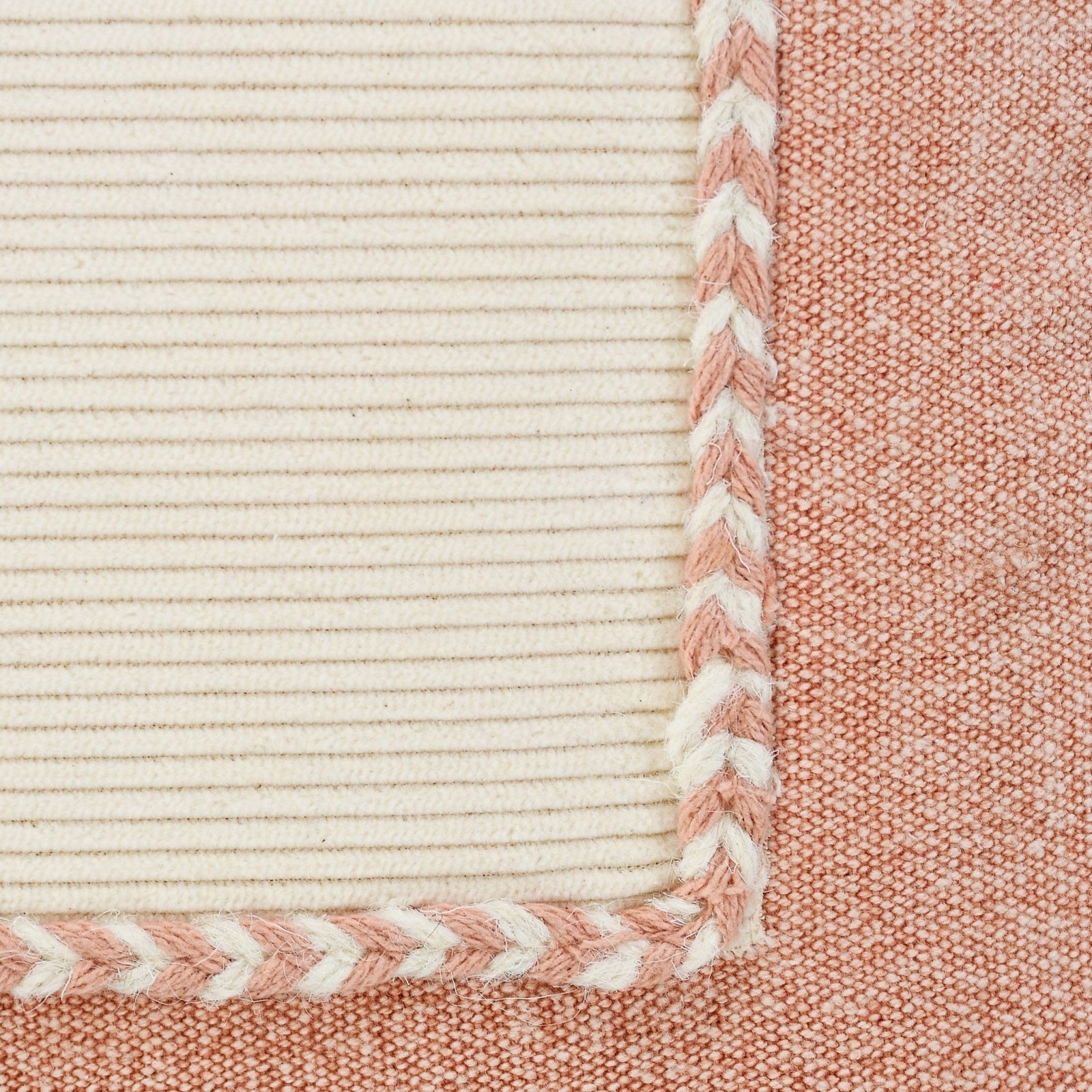 Riviera Lr07702 Dusty Pink/Cream Pillow - Rug & Home