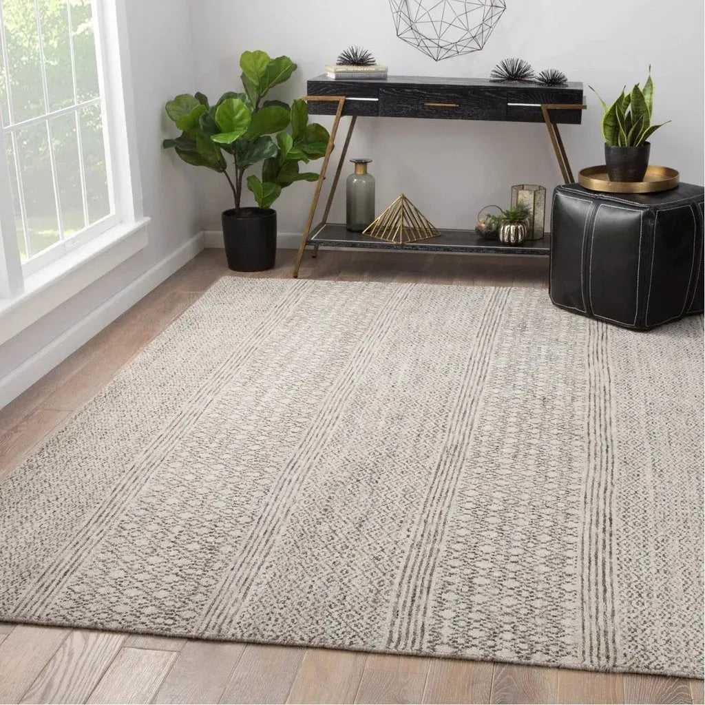 Rize Riz02 Neema Ivory/Dark Gray Rug