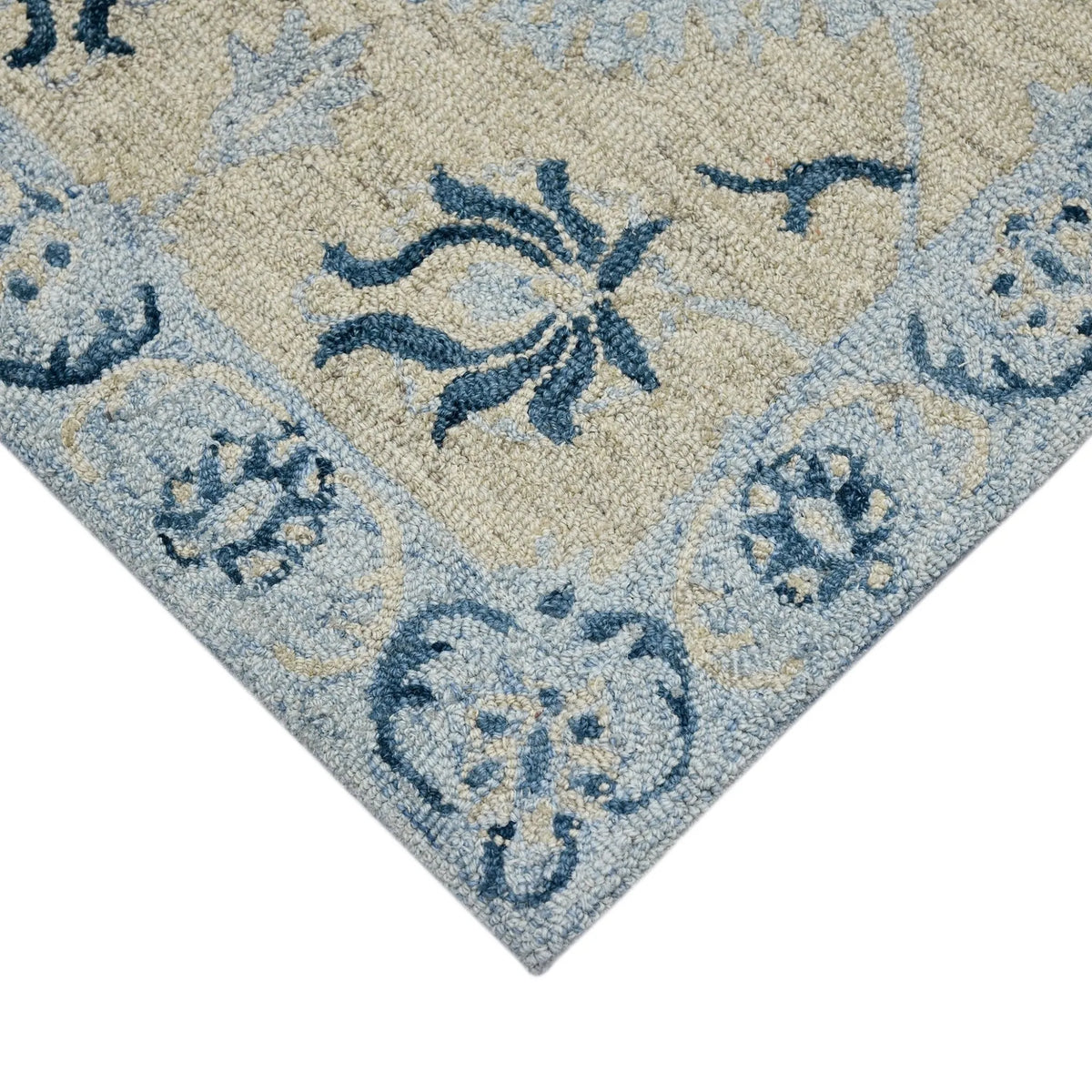 Romania ROM-2 Light Blue Rug - Rug & Home