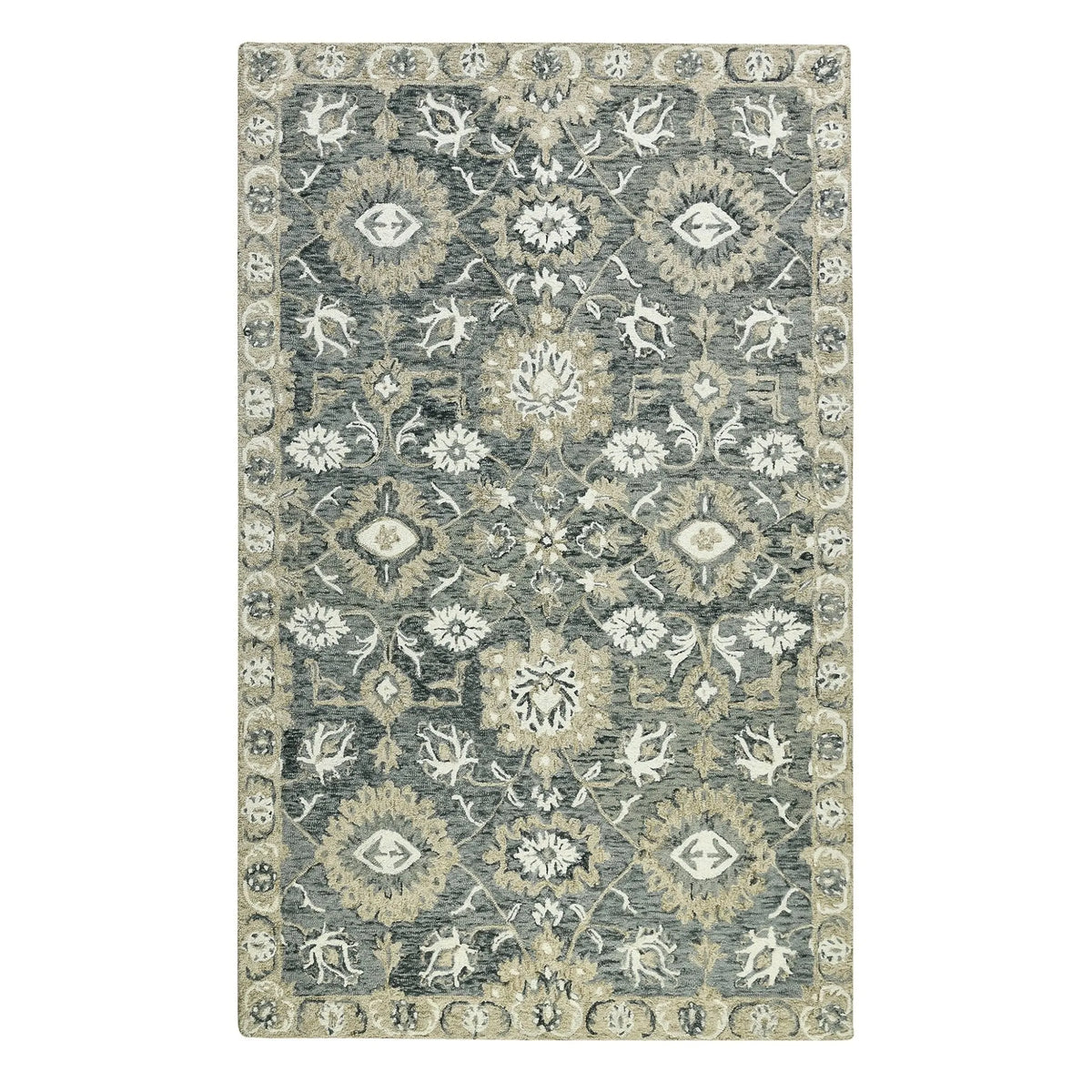 Romania ROM-7 Grey Rug - Rug & Home