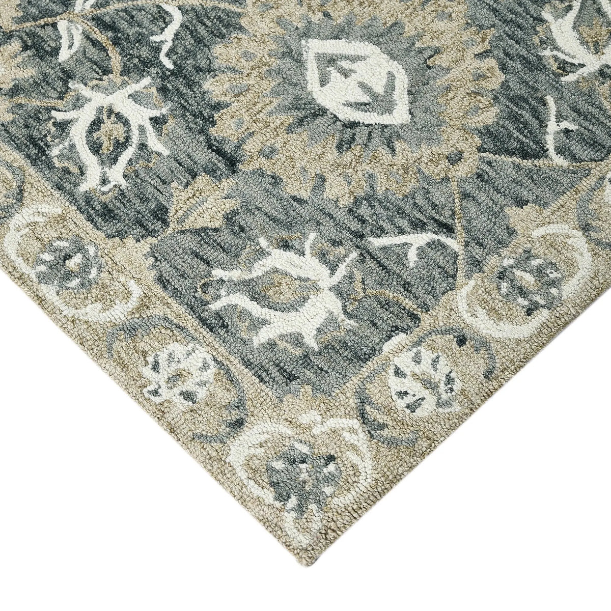 Romania ROM-7 Grey Rug - Rug & Home