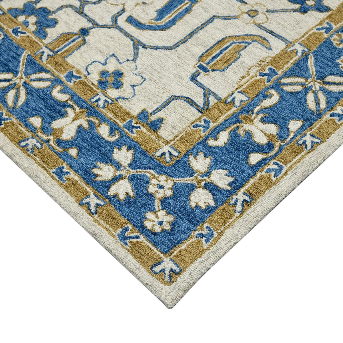 Romania ROM-8 Blue Rug - Rug & Home