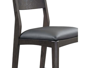 Rooney Leather/Wood 30" Bar Stool - Rug & Home