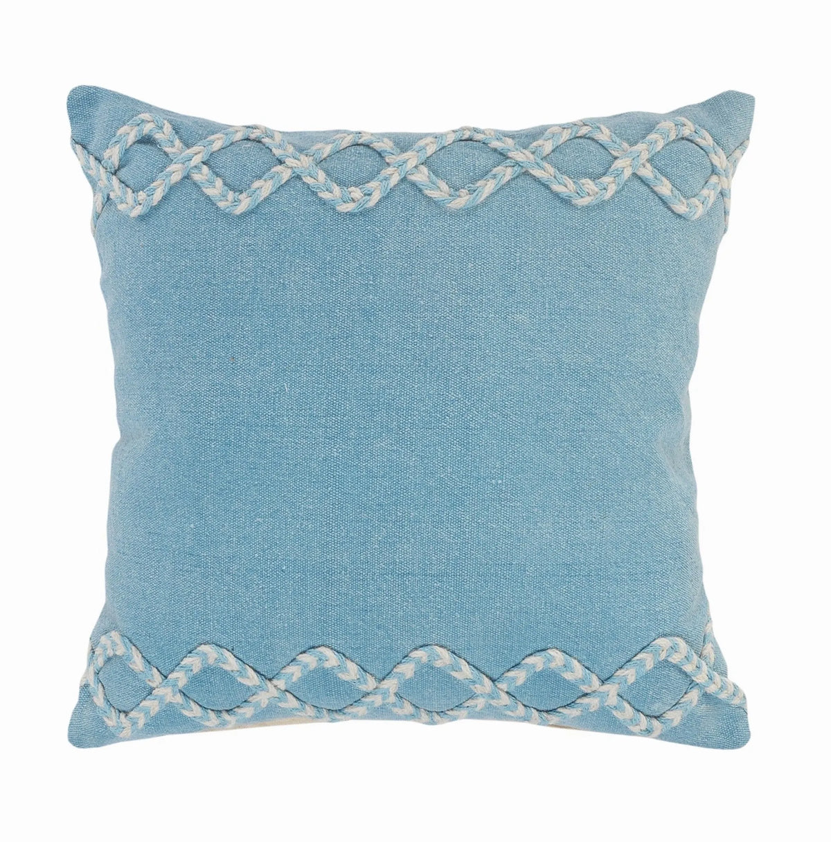 Rory Lr07567 Blue/Cream Pillow - Rug & Home