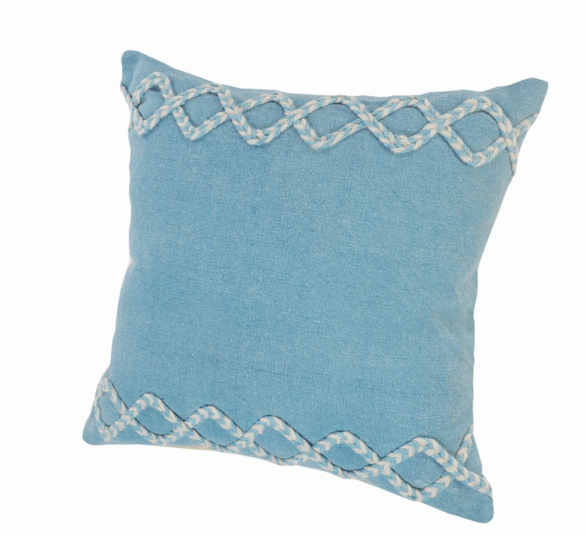 Rory Lr07567 Blue/Cream Pillow - Rug & Home