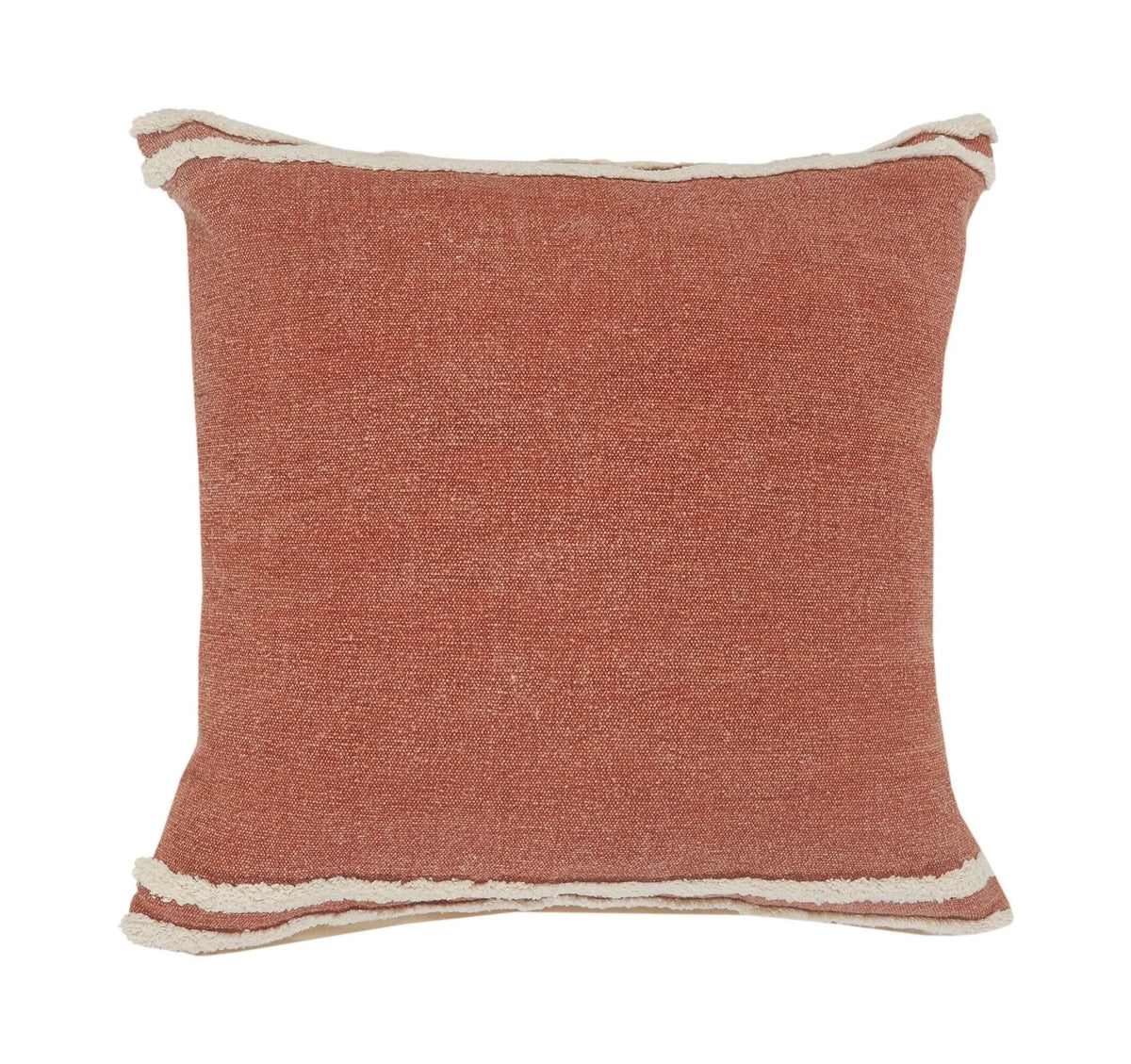 Rory Lr07676 Cinnamon/White Pillow - Rug & Home