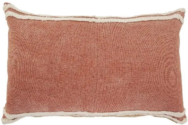 Rory Lr07676 Cinnamon/White Pillow - Rug & Home