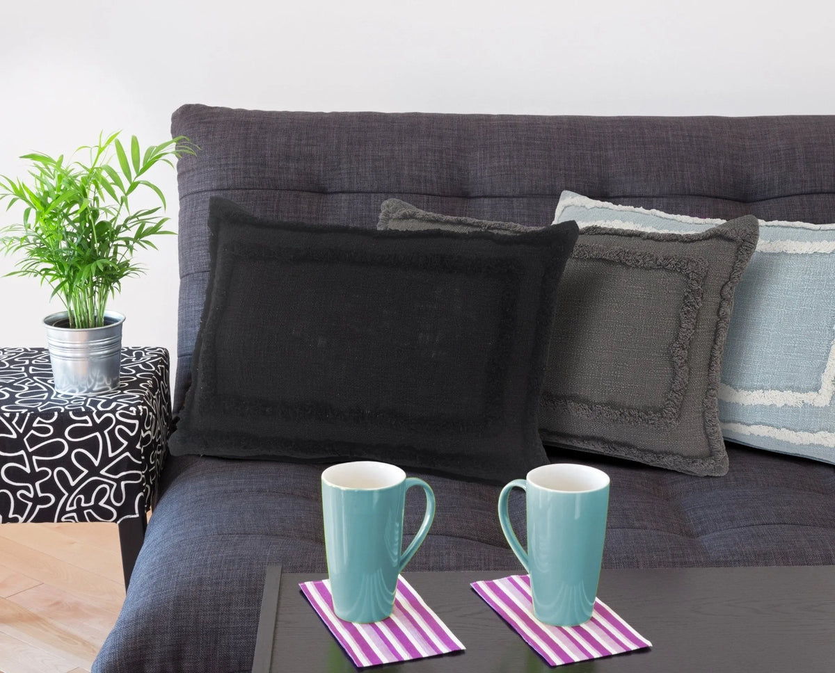 Rory Lr07688 Black Pillow