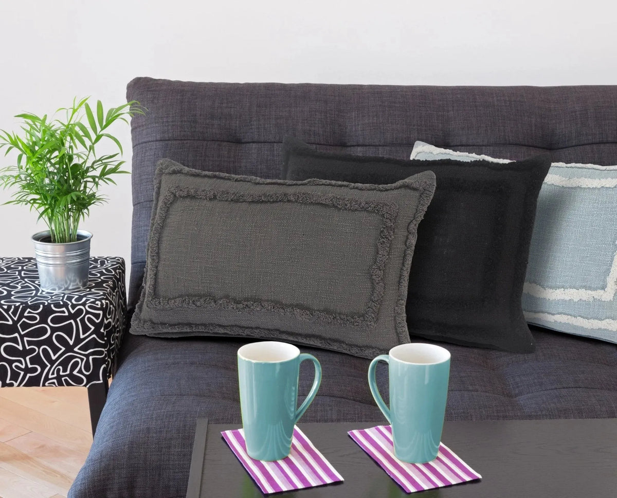 Rory Lr07689 Dark Gray Pillow