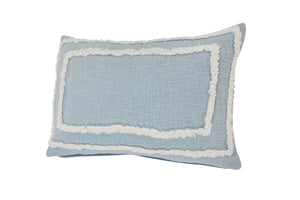 Rory Lr07690 Sky Blue/White Pillow - Rug & Home