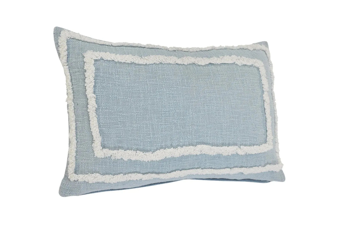 Rory Lr07690 Sky Blue/White Pillow
