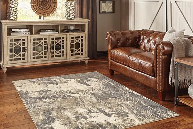 Rowan 2067V Grey/ Ivory Rug - Rug & Home